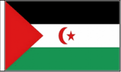 Western Sahara Hand Waving Flags